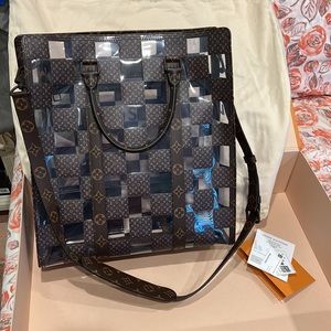 Louis Vuitton Monogram Chess Sac Plat